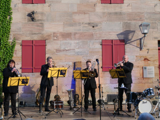 Foto vom Konzert der Gruppe BlechQuadrat